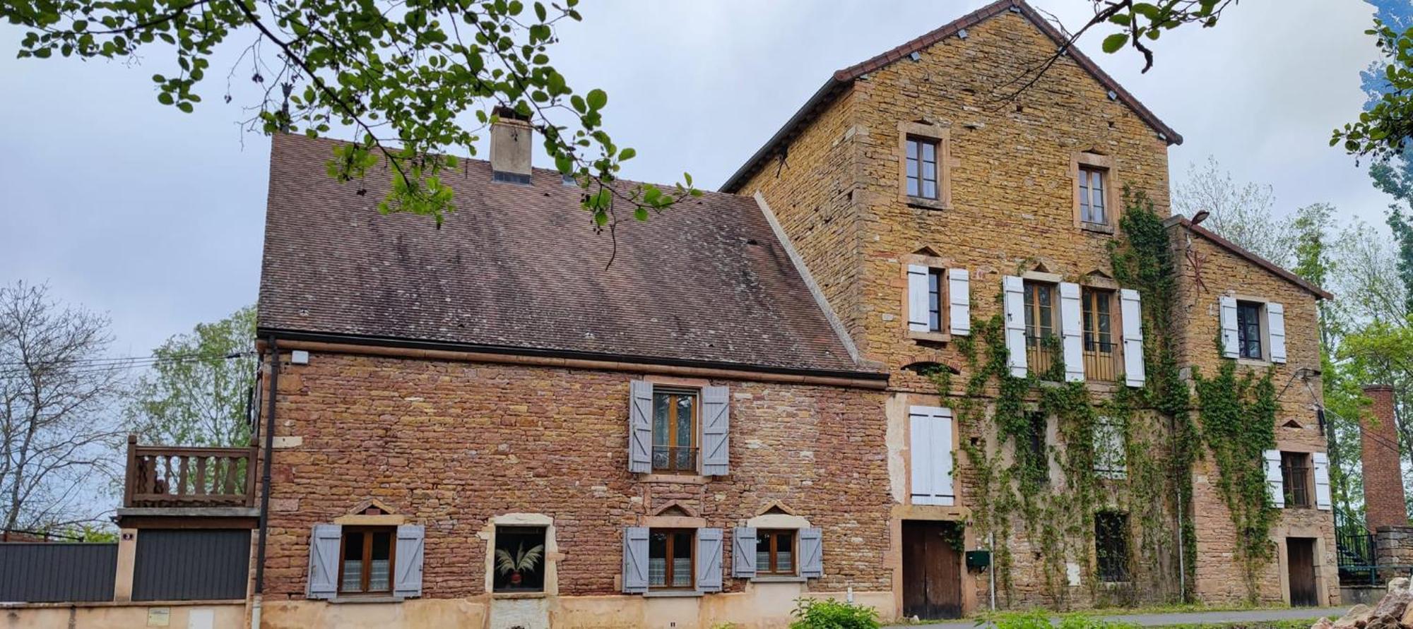 Le Moulin De Chazelle Bed & Breakfast Cormatin Eksteriør bilde